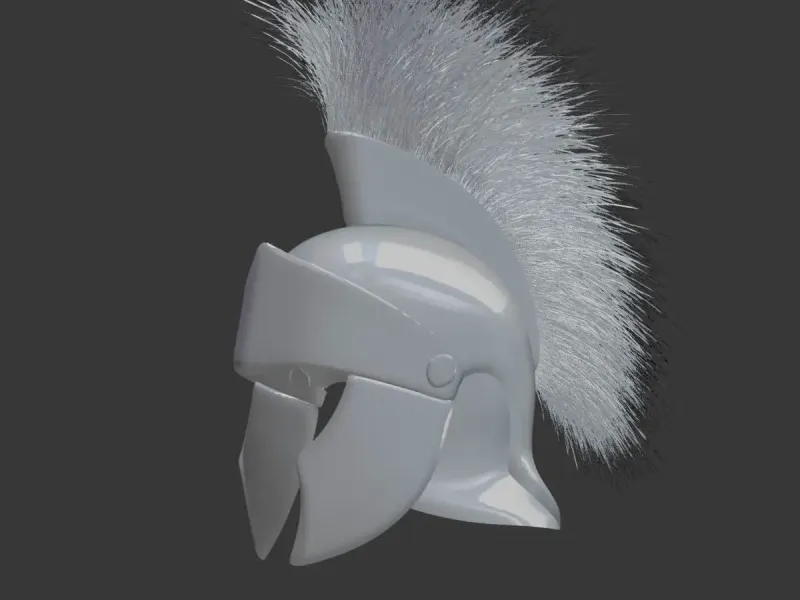 Corinthian Helmet – Ancient Greek Warrior 3D Print Model