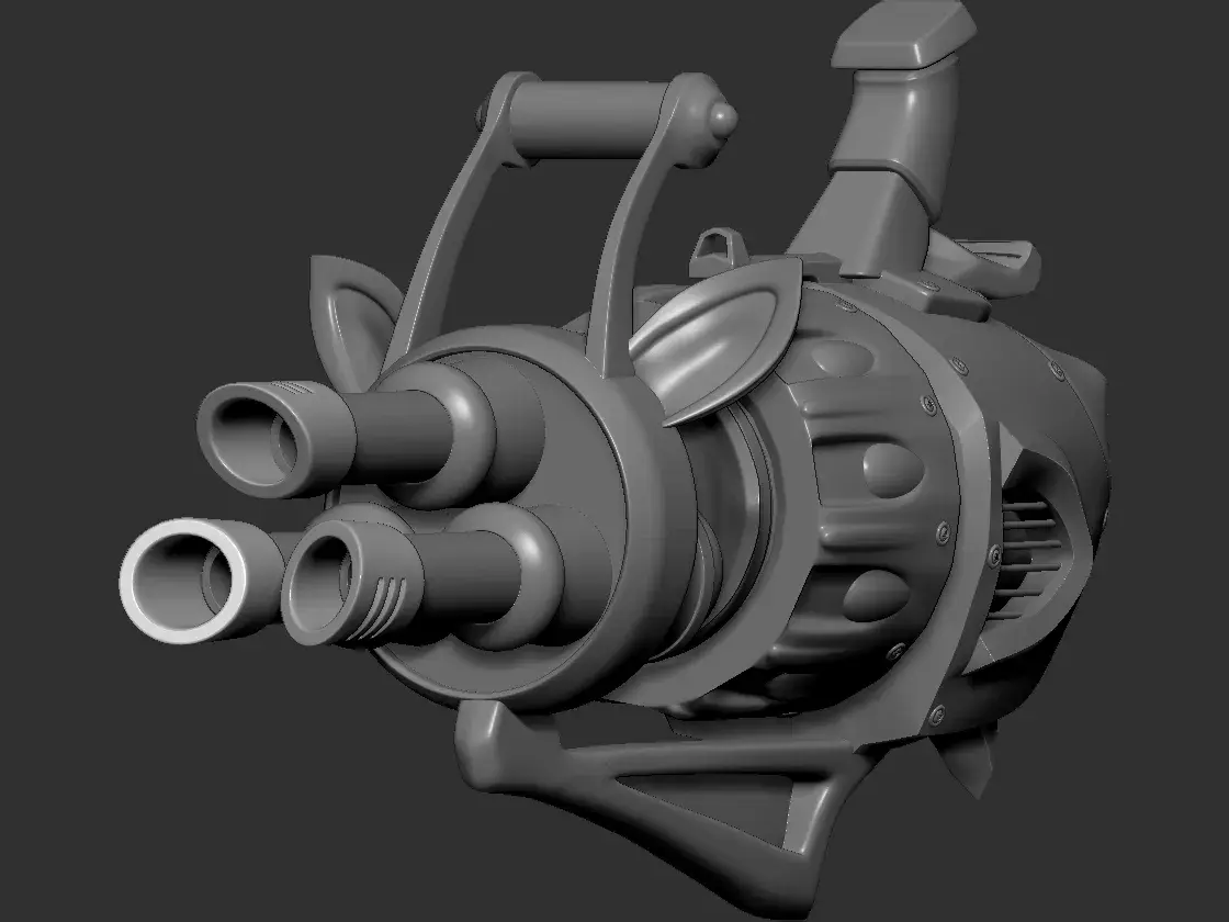 Jinx PowPow Minigun - REAL SIZE COSPLAY FILE