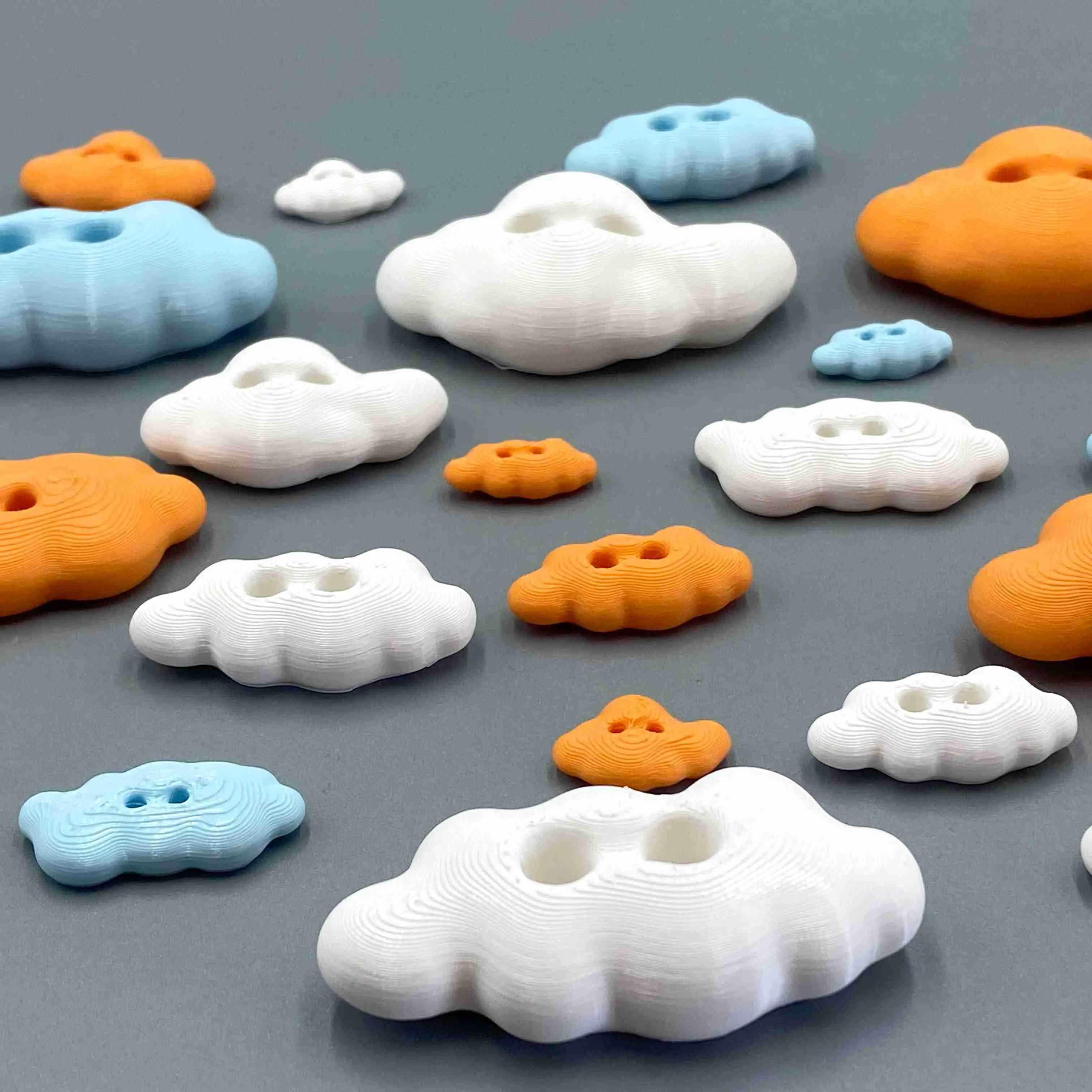 Cloud Button Set