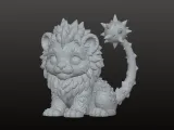 Cute Liontail Figurine-2