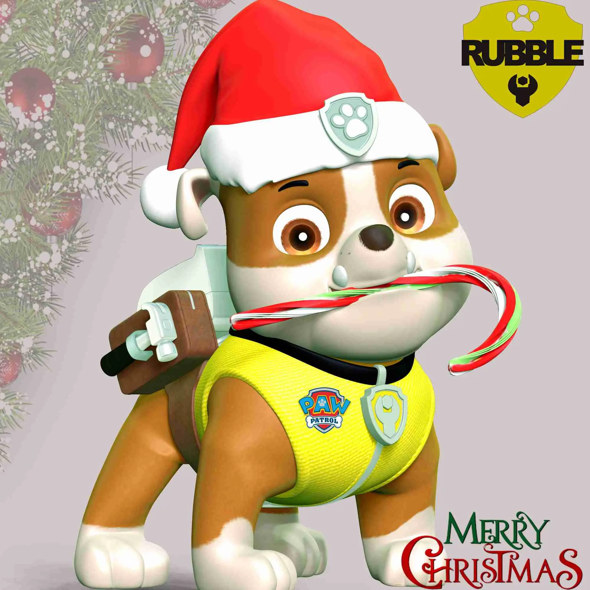 Characters & Creatures STL Download - Rubble Paw Patrol - Frohe ...