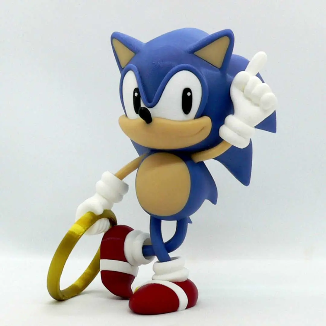 3D Printer Files | 3MF File | Classic Sonic with ring | Creality Cloud