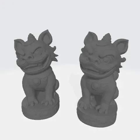 Stone Lions / Foo Dogs