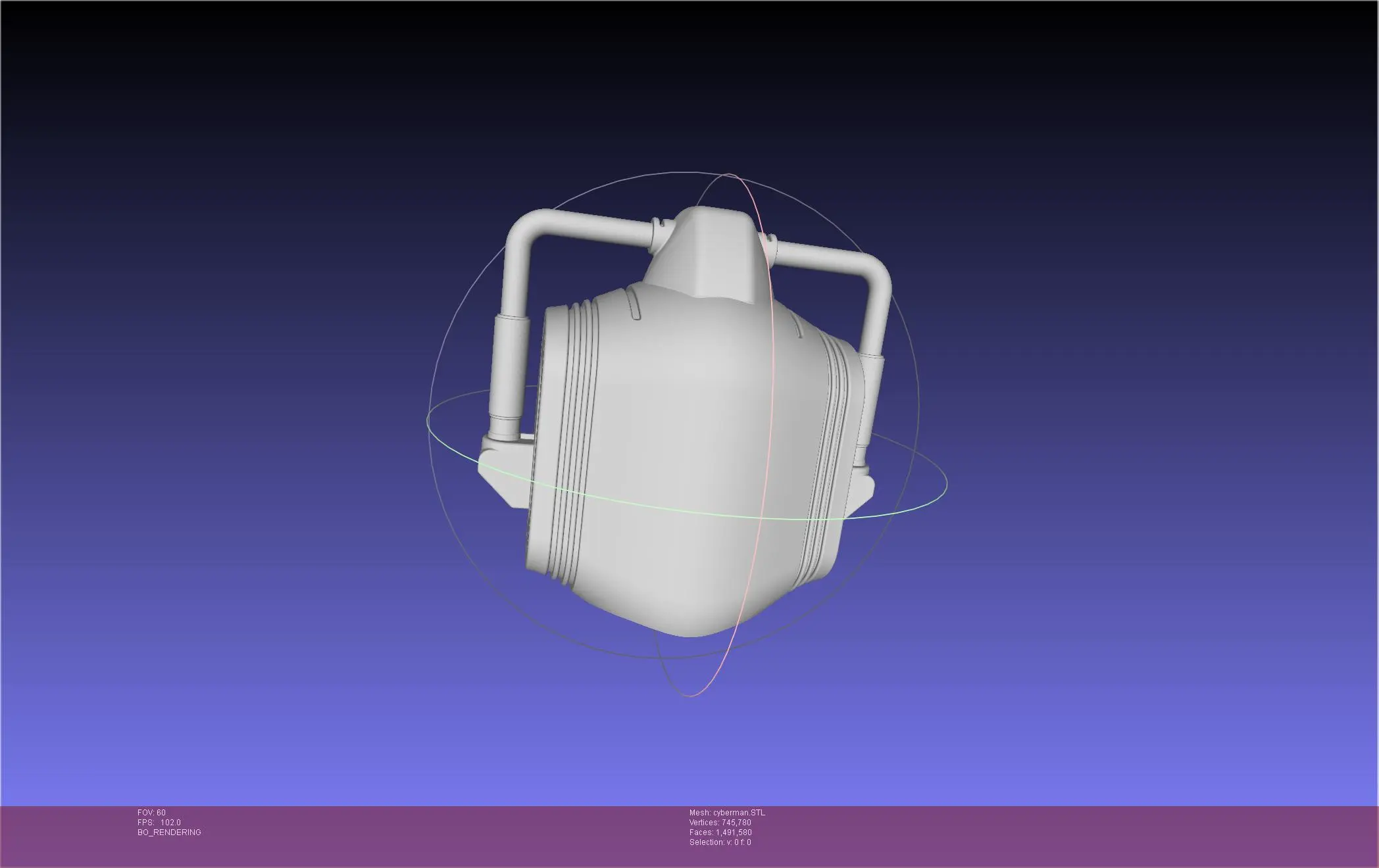 Doctor Who Cyberman Helmet