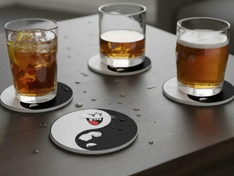 Cup Holder Yin and yang - Bullet Bill and Boo