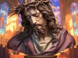 Christ bust crying-0