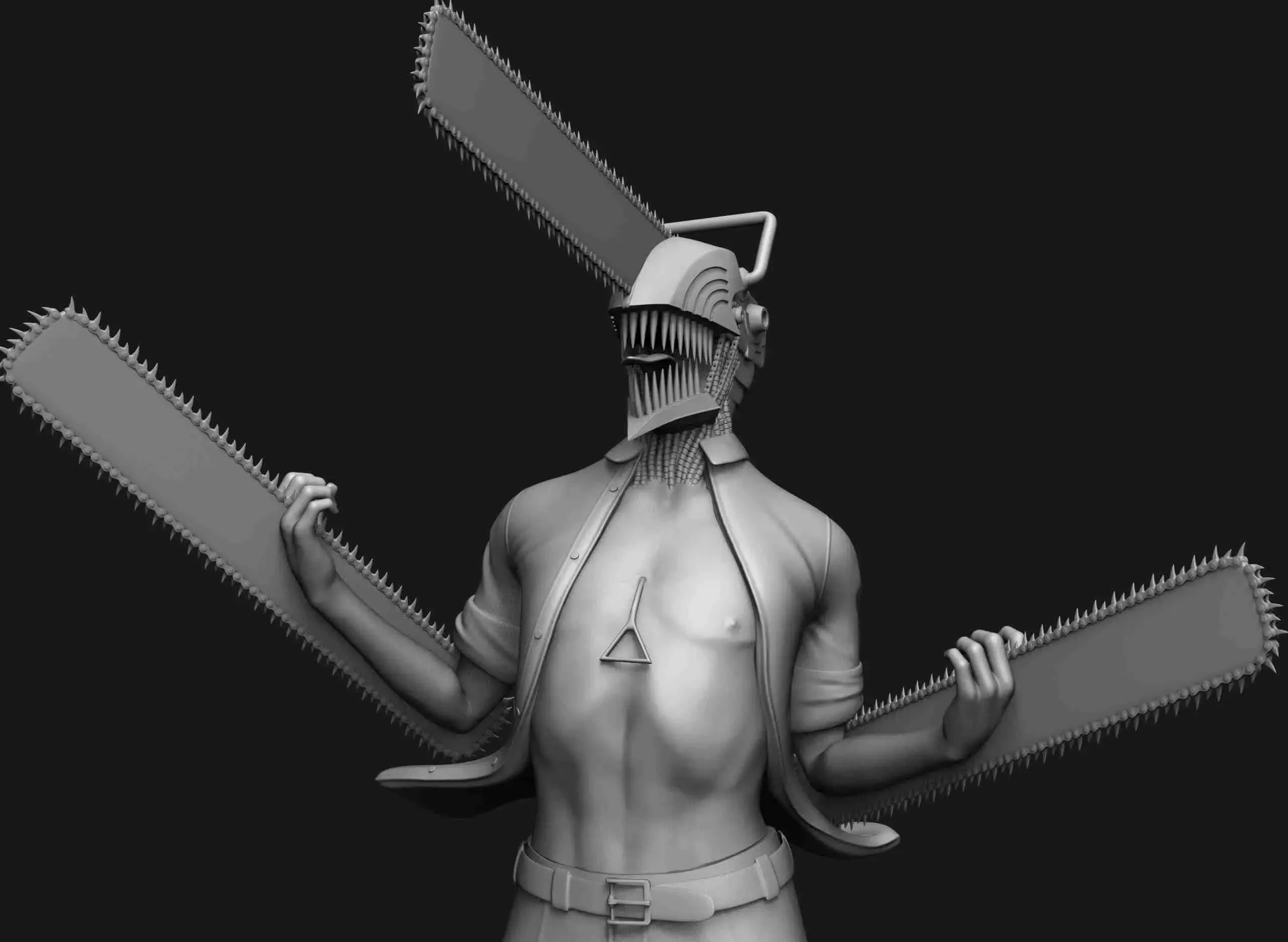 DENJI CHAINSAW MAN - READY TO PRINT 3D MODEL