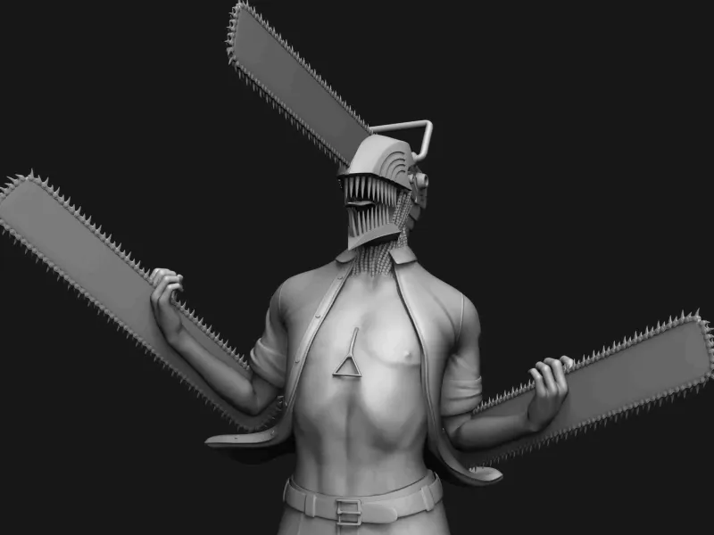 DENJI CHAINSAW MAN - READY TO PRINT 3D MODEL
