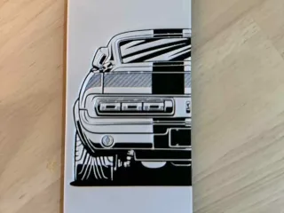 Shelby GT 500 Mustang Art