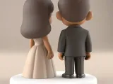Cute Wedding Couple STL Model-3