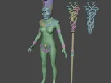 Fantasy Serpent Queen Cosplay Outfit-6
