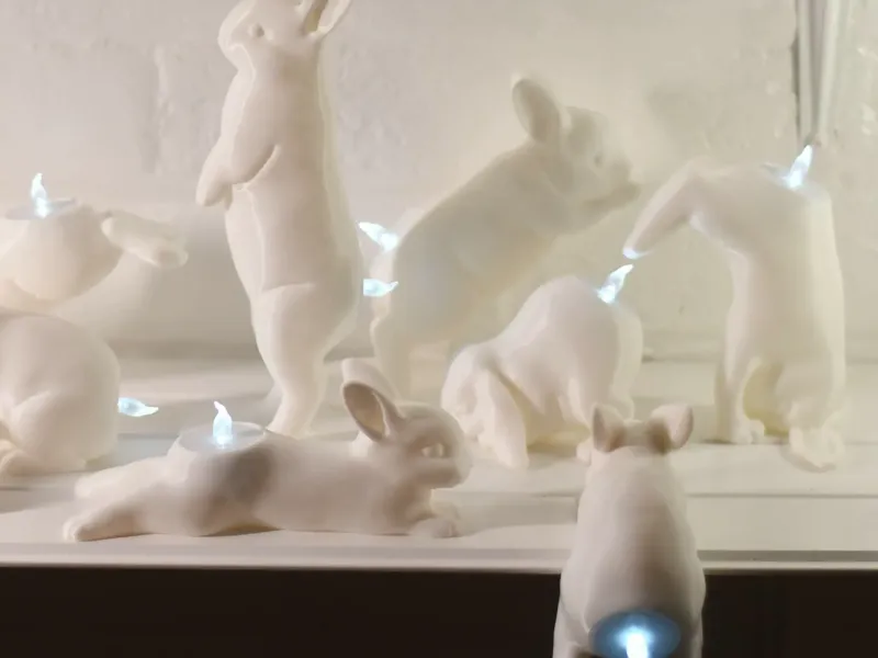 Bunny Tea Light Holders
