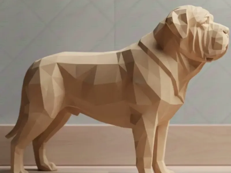 Mastiff - low poly