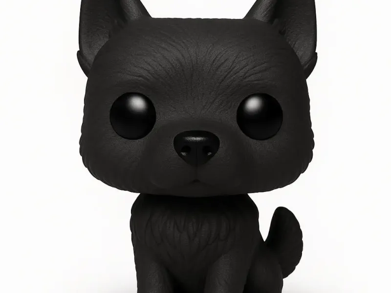 Funko Pop Elkhound Norueguês Preto