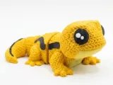 Cute Flexi Knitted Gecko 🦎-1