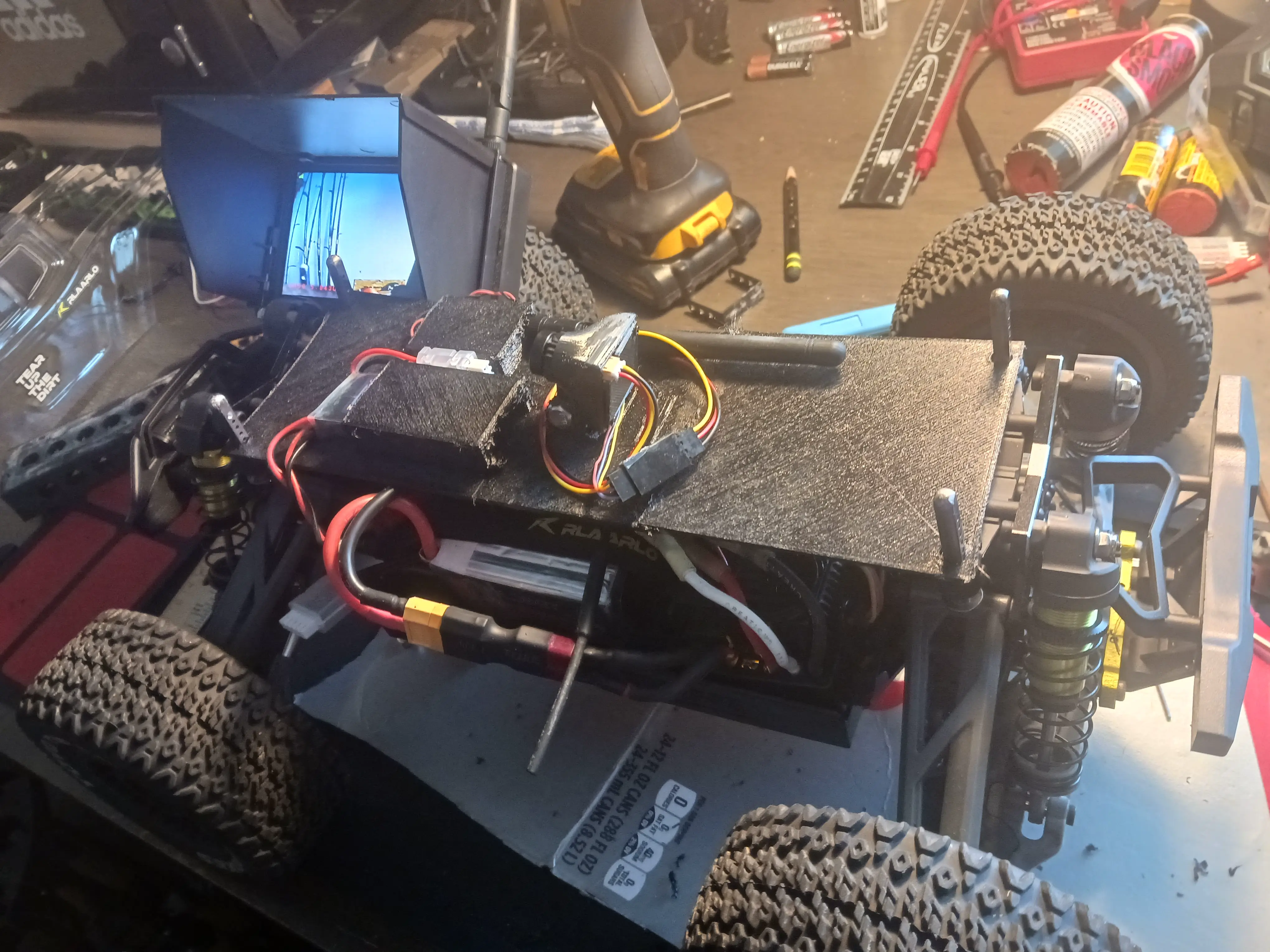 1:10 RC car fpv rig