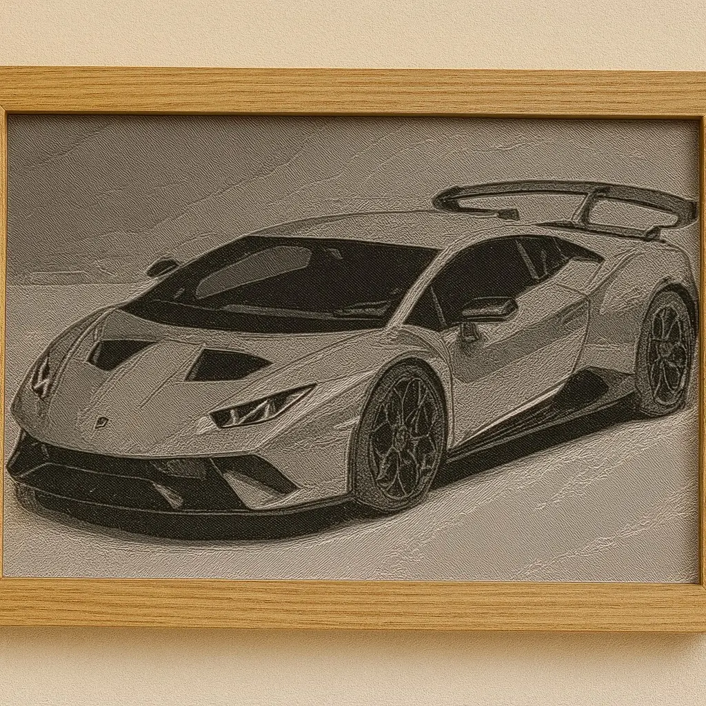 Lamborghini SVJ 3D-Art Picture