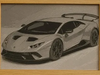 Lamborghini SVJ 3D-Art Picture