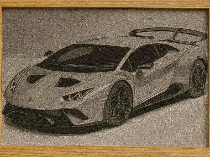Lamborghini SVJ 3D-Art Picture