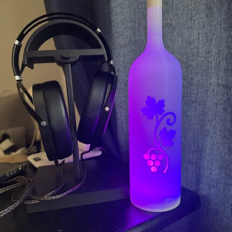 LED Wine Bottle Workstation Lamp