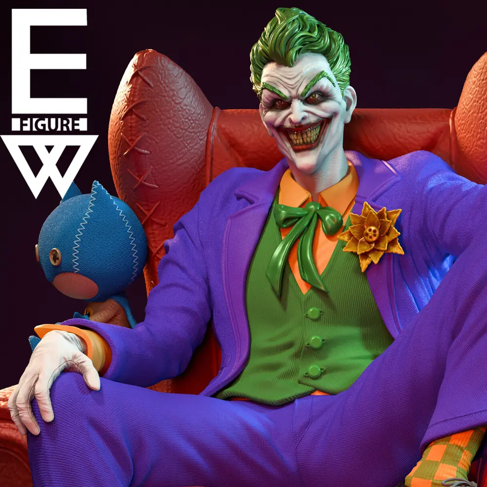 JOKER - 3D STL DRUCKFERTIG