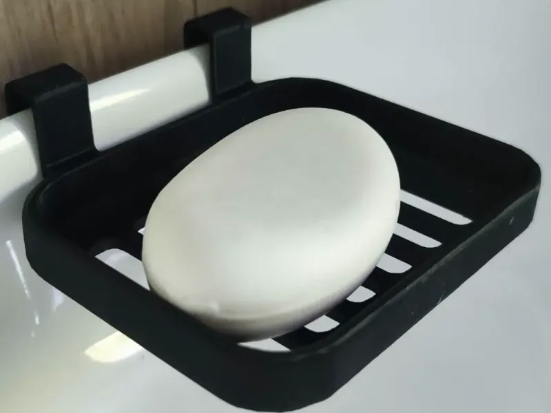 Soap holder with hangers