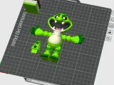 Allister Gator / PRINT-IN-PLACE WITHOUT SUPPORT /3MF-4