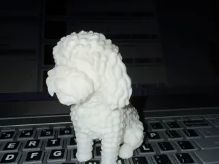 Cute Labradoodle Dog – 3D Printable Model