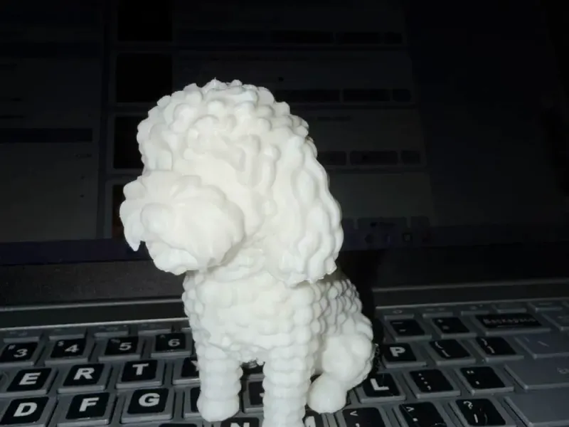 Cute Labradoodle Dog – 3D Printable Model