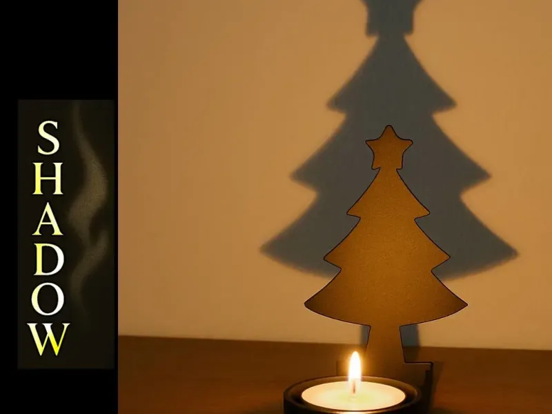 Shadow Art - Christmas Tree