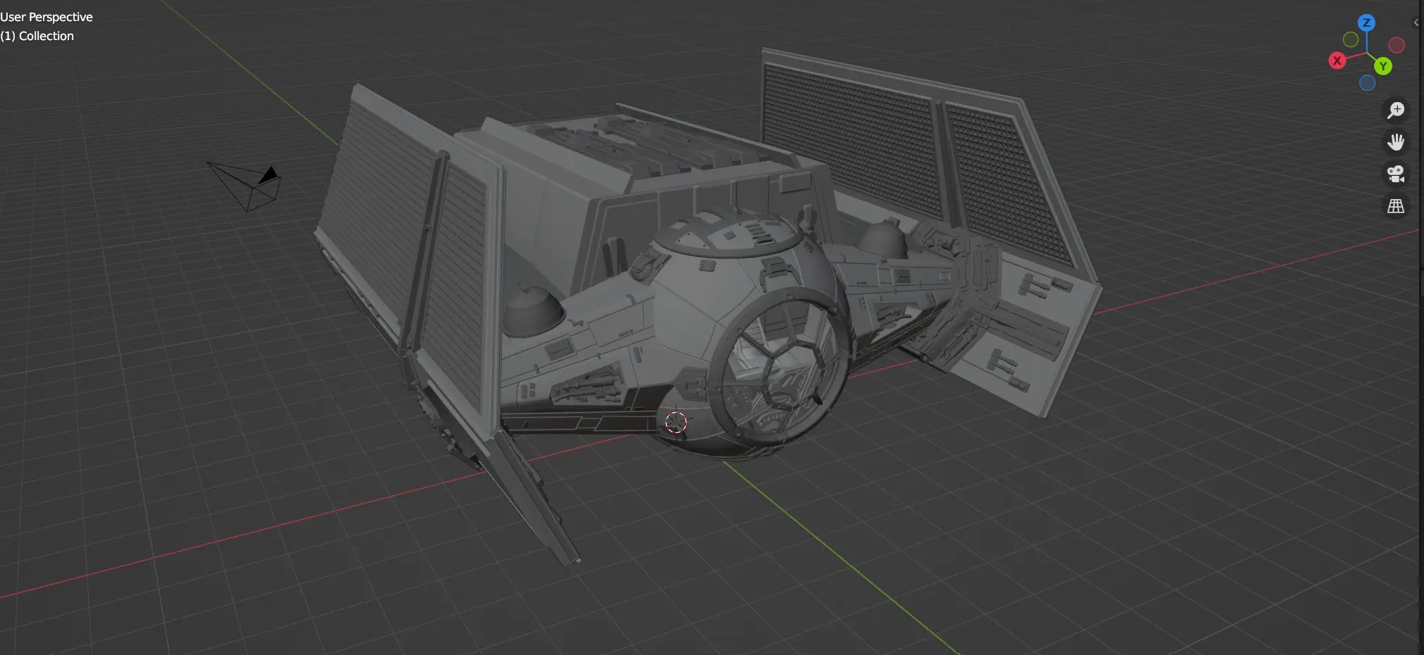 TIE/sr or TIE scout starfighter | Star Wars RP kit
