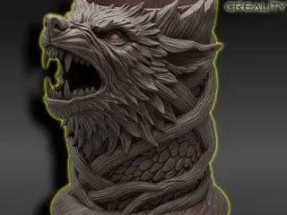 Wolf Dice Cup