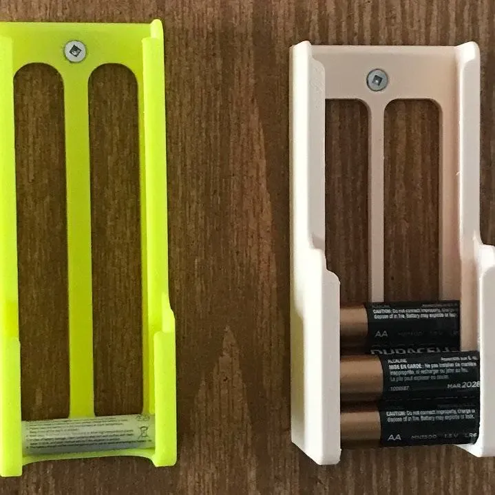 Wall Mount Battery Holder