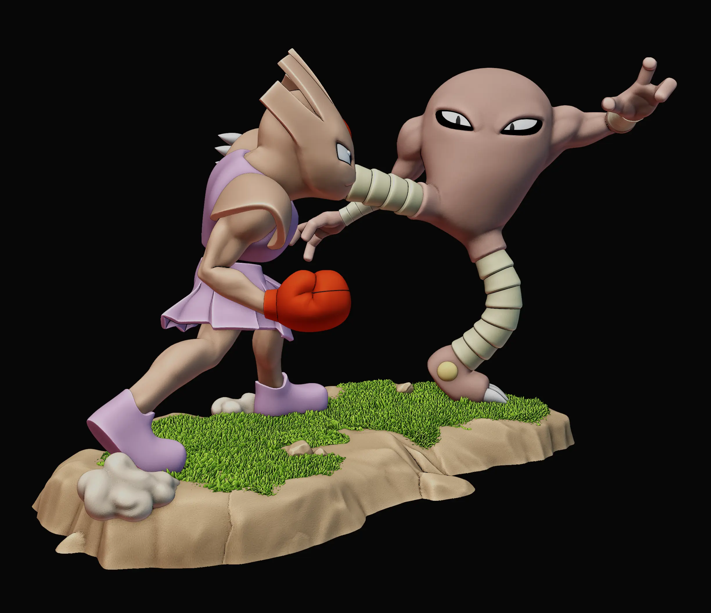 HITMONCHAN VS HITMONLEE - POKEMON