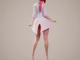 GIRL ON THE BEACH / B-4
