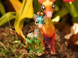 CUTE GIRAFFE & BABY GIRAFFE ARTICULATED-2
