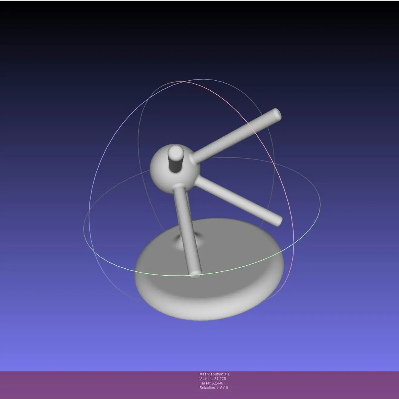 Sputnik Satellite Printable Board Game Scale Space Race Micr