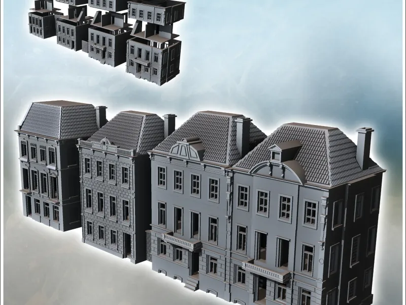 European House Set (Arnhem, Netherlands) (intact version) -