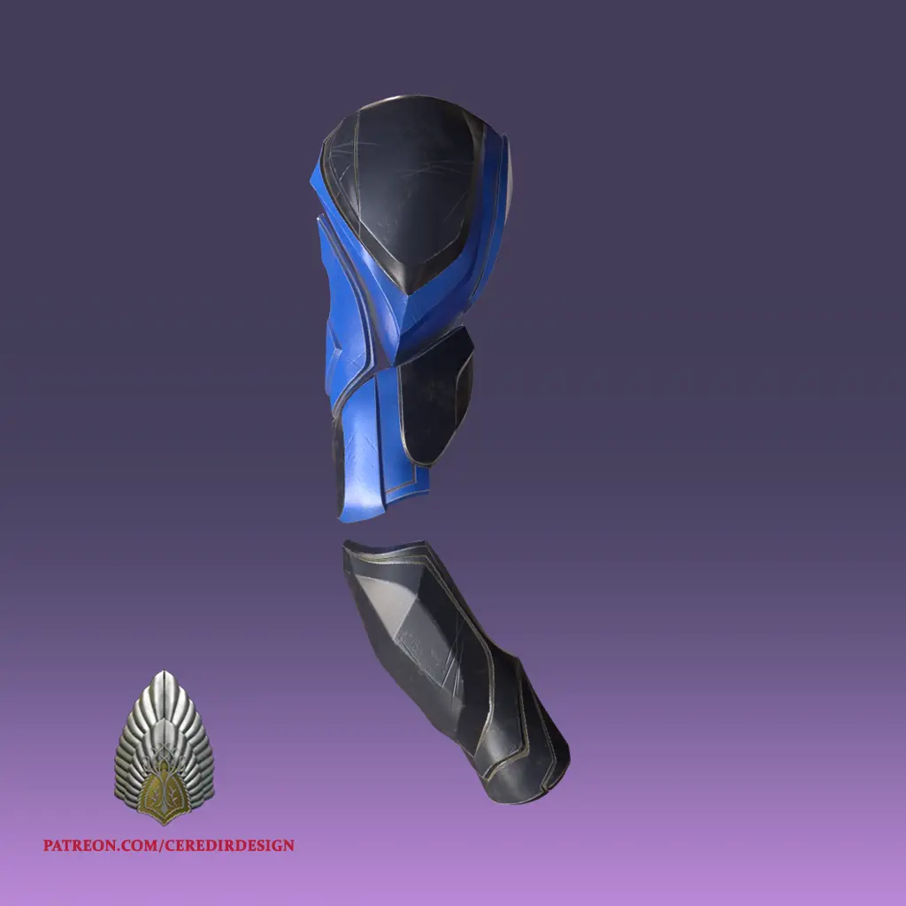 NightWing Arm Gauntlets 3d Digital download
