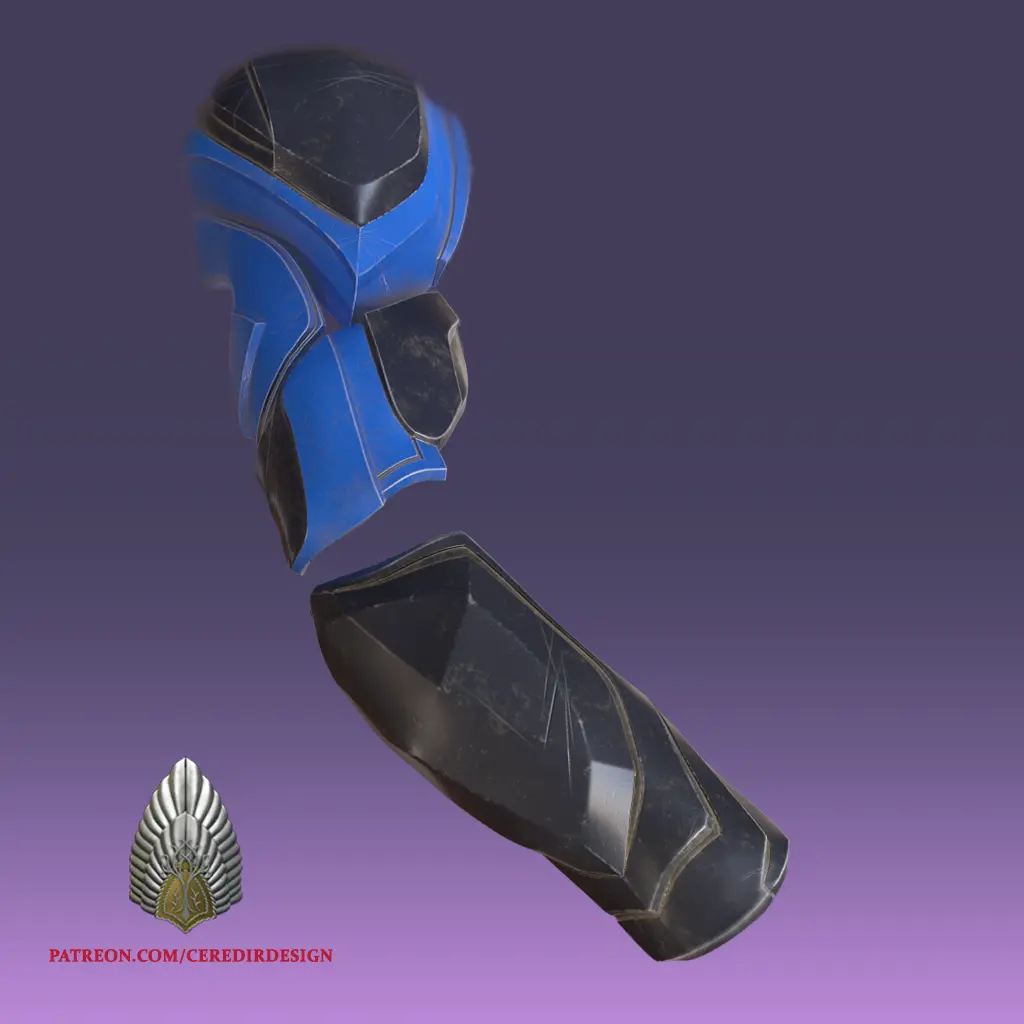 NightWing Arm Gauntlets 3d Digital download
