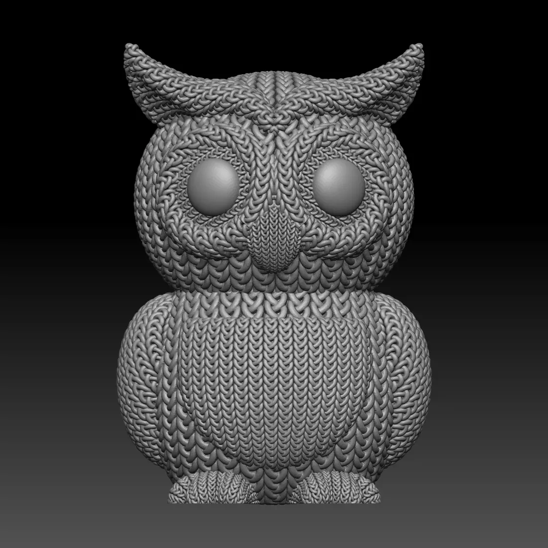 Knitted Owl