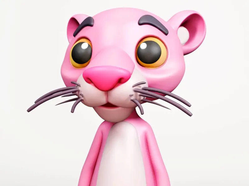 The Pink Panther - La Pantera Rosa 3D printing