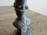 Steampunk inventor bust-3