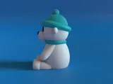 KNITTED POLAR BEAR-2