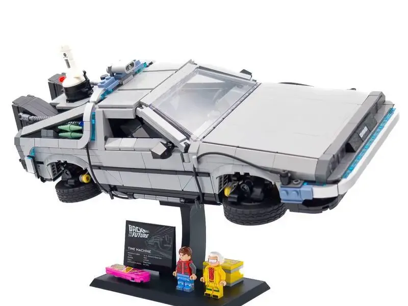 Display Stand for LEGO 10300 DMC-12 Delorean Time Machine