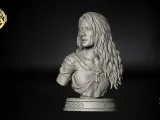 Laufey The Just Bust STL Faye God of War 3D Printable Model-4