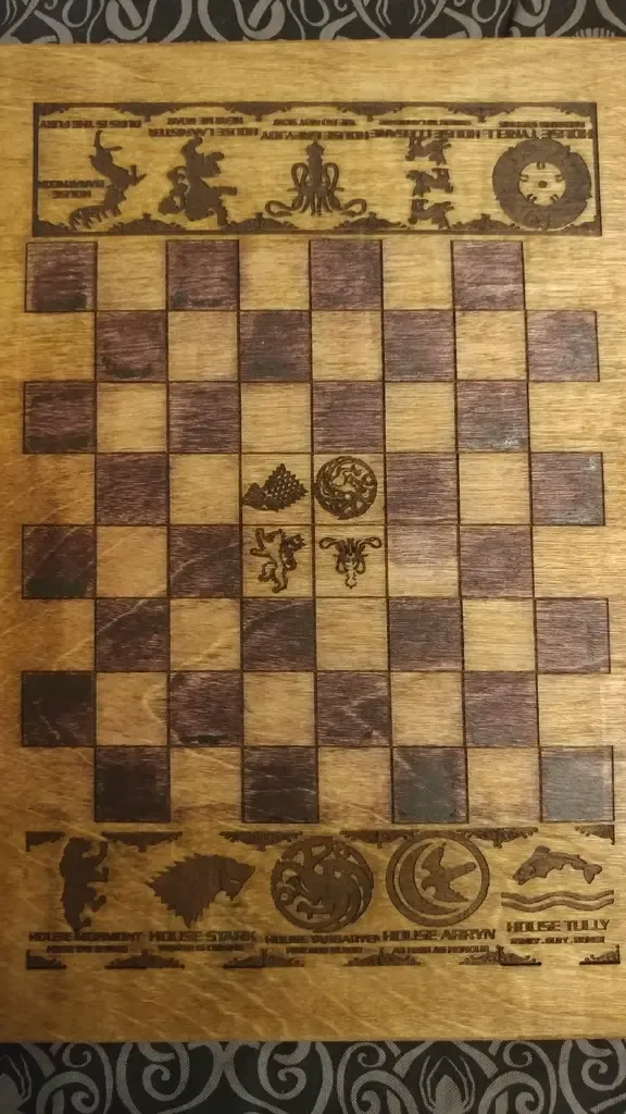 GoT inspired chess board