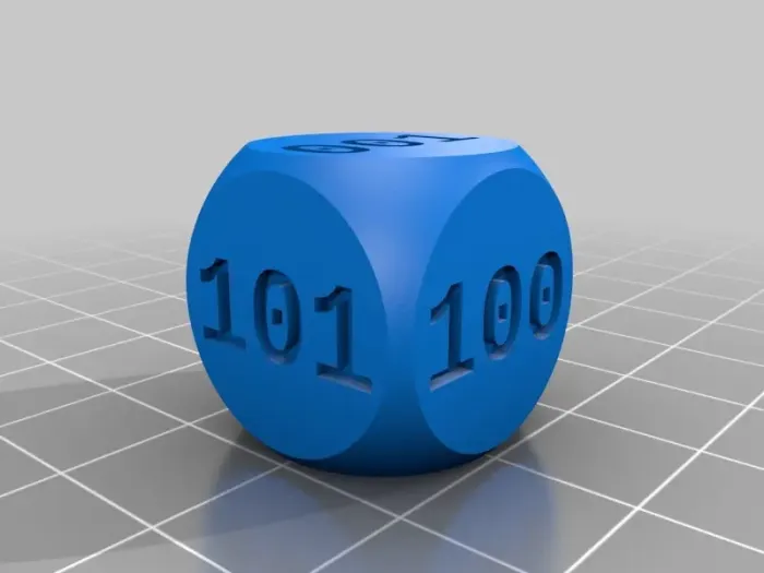 Programmer Dice 3D Printer Files | 3MF File | Programmer's dice | Creality Cloud