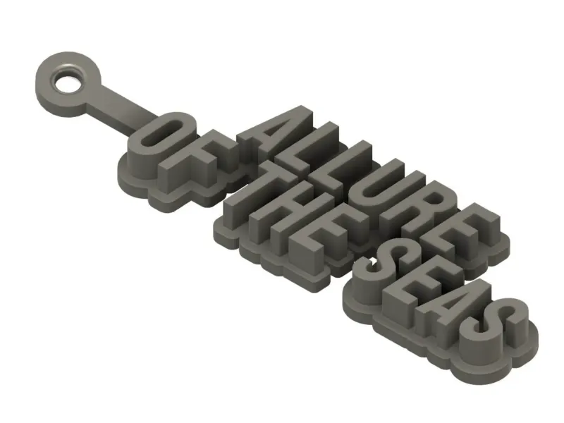 Royal Caribbean Allure of the Seas Keychain / Keyring