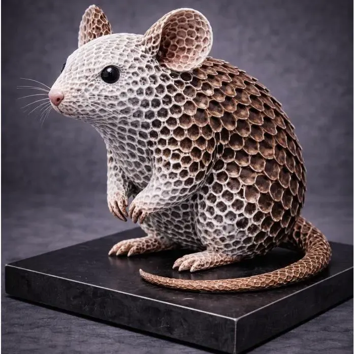 Honeycomb Mouse Sculpture